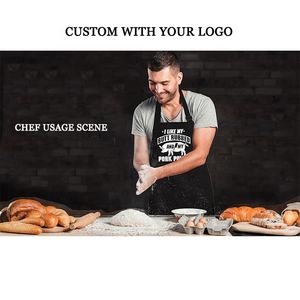 Tabliers personnalisés en gros avec logo, imperméables, pour chef, cuisine, salon, barbier, café, restaurants, serveurs, enfants, adultes, unisexe, hommes, femmes - Product Image 4