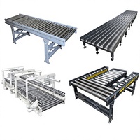 Système de convoyeur à gravité réglable monocouche durable, nouvelle bande transporteuse en caoutchouc roulante SENTAO, garantie 1 an, dimensions personnalisées, usage domestique