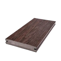 Platelage solide en PVC antidérapant Résistance aux UV Revêtement de sol extérieur imperméable Planche de terrasse extérieure Jardin Patio Terrasse
