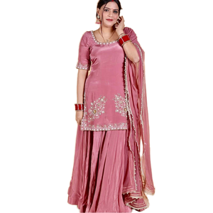 ชุดบนสุดและ dupatta ที่สวยงามสำหรับผู้หญิงสำหรับงานปาร์ตี้ในโอกาสพิเศษ - Product Image 1