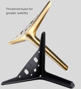 <span class=keywords><strong>Piedi</strong></span> <span class=keywords><strong>per</strong></span> mobili in metallo resistente di ricambio <span class=keywords><strong>per</strong></span> cassettiera mobile divano sedia tavolo da pranzo (bronzo 12 Cm) - Product Image 6