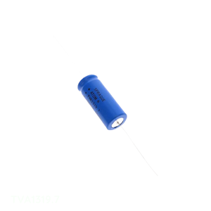 Condensador de canal del fabricante, aluminio, 1000uF, 75V, axial, TH TVA1319.7, 1000 uF, de montaje a través de orificio - Product Image 1