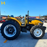 Tracteur agricole miniature 4x4 100 CV avec moteur YTO, pompe et boîte de vitesses, respectueux de l'environnement