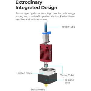 Kit de Hotend Creality Ender-3 Mejorado con Tubo de Teflón Azul, Suave, Sin Obstrucciones, Compatible con Ender-3, Ender-3 Pro, Ender-3S - Product Image 5