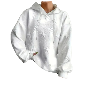 Sudadera con Capucha de Invierno para Hombre, Tejida a Medida, Transpirable, con Forro 100% Algodón, 80% Algodón 20% Poliéster, Tejido Grueso, Informal, para Gimnasio - Product Image 1