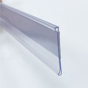 Factory custom made adhesive wire shelving label holder shelf display dividers