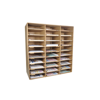 Boîte de rangement pour livres et dossiers en carton rigide recyclable pour bureau, avec laminage mat et gaufrage, pour usage scolaire