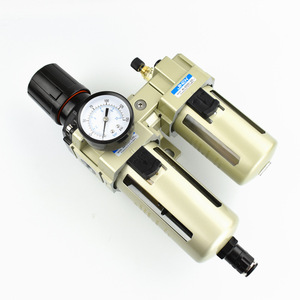 เครื่องกรองลมอัตโนมัติ รุ่น Jinen Ac4010-04d พร้อมเกจวัดแรงดันและตัวกรองคู่ - Product Image 2