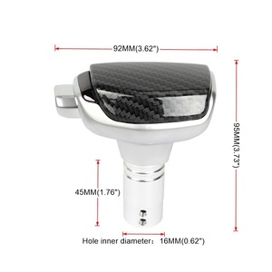 Pommeau de levier de vitesse de voiture en alliage d'aluminium, conception ergonomique universelle SFN167 - Product Image 2