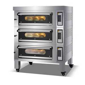 Macchina per cuocere l'industria elettrica del forno di cottura del biscotto della pietra del vapore della torta infrarossa industriale di medie <span class=keywords><strong>dimensioni</strong></span> dell'oem per i cupcake di cottura - Product Image 3