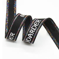 Bande en nylon imprimée tricotée colorée de sangle de polyester de silicone