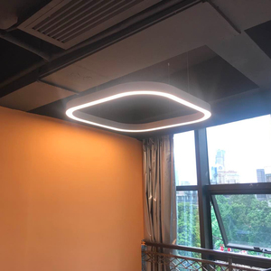 Hlinear L6080-B-900 Serie Belief Lampada Lineare Curva, Luci Pendenti Quadrate da Soffitto, Lampada LED Moderna Rettangolare da Soffitto - Product Image 1