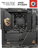 UNTUK MSI MEG X670E Motherboard ATX AM5 soket DDR4 saluran memori ganda untuk AMD untuk Ryzen 7000 Server baru SATA Hard Drive