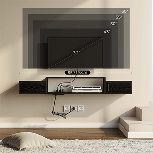 Modernes Wohnzimmer <span class=keywords><strong>TV</strong></span>-Schrank Holz Tischst änder Black Panel Möbel für Schlafzimmer Krankenhaus Lager Anwendung - Product Image 3