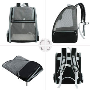 Petit sac à dos pour animaux de compagnie approuvé par les compagnies aériennes sac à dos chat chiot chien porte-bébé pour vélo voiture voyage randonnée moto - Product Image 2