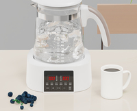 Nouvelle Arrivée Portable Bouilloire Électrique LCD Affichage Minuterie Précis Verre Lait Modulateur Automatique Garder Au Chaud Fonction Ménage