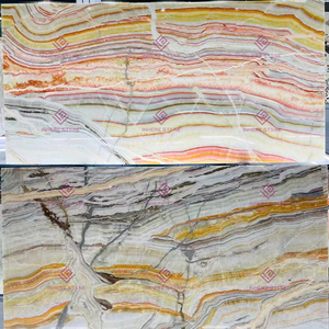 Cầu Vồng onyx đá tấm tác động cao cho sảnh khách sạn tính năng tường bán lẻ hiển thị sàn nhà hàng thanh trang trí nhà - Product Image 1