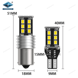 Led 2835 15smd voiture S25 1156 1157 T25 3156 3157 T20 7440 7443 Led frein réserve clignotant - Product Image 2