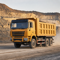 Camion benne SHACMAN F3000 6x4 d'occasion 371HP/380HP, remis à neuf, moteur testé et certifié, benne basculante robuste pour