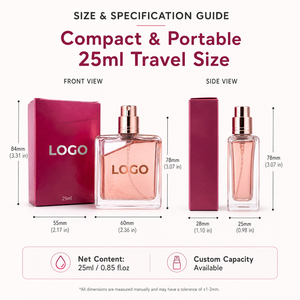 น้ำหอม HKH Private Label แบบพกพาสำหรับทุกเพศ ขนาด 25 มล. กลิ่นหอมติดทนนาน เหมาะสำหรับใช้ทุกวันและกิจกรรมกลางแจ้ง - Product Image 2