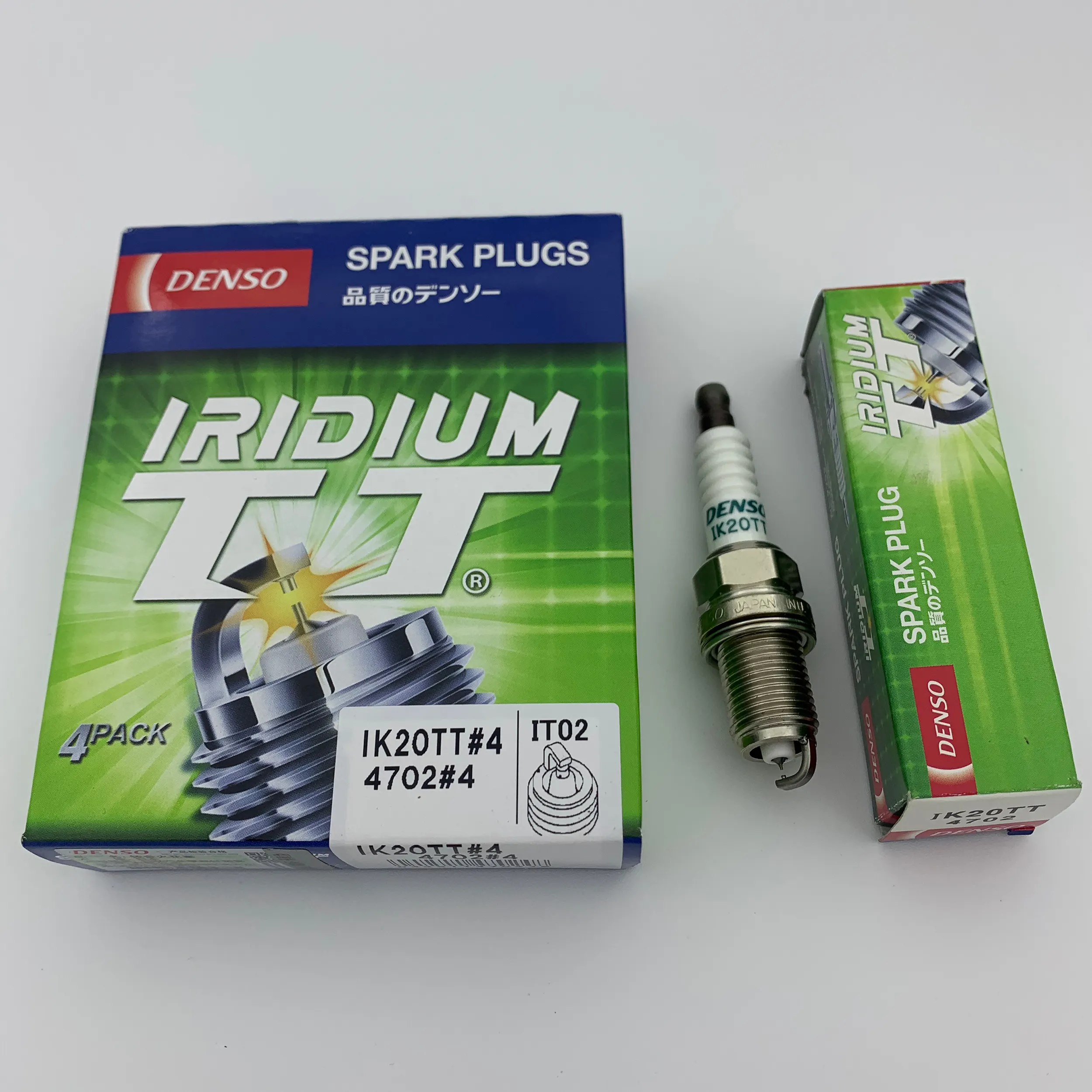 Auto (Resistor) Iridium Platinum Bujia DENSO 5304 IK20Spark Plug OEM NDIK20A 9861-5615K 5099729 JE4318110 untuk Audi/Chrysler