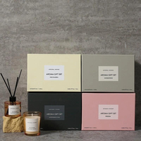 Coffret cadeau diffuseur de parfum rose freesia pour la maison, idéal pour salle de bain, chambre à coucher, présentation en magasin
