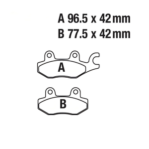 Nuevas Pastillas de Freno de Disco Sinterizadas a Base de Cobre Delanteras/Traseras Semimetálicas para Kawasaki para Motocicletas Doble Propósito/Calle/Jalón - Product Image 4