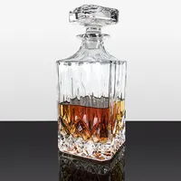 Decanter in cristallo fatto a mano per bere whisky Tequila Vodka Brandy