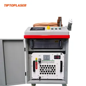 Mesin pembersih laser JINAN mesin penghilang karat laser 1000W 1500W 2000W 3000W mesin pembersih laser pembersih karat logam cat