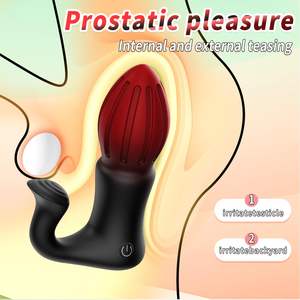 7 Frequency Dual Motors <b>Vibrating</b> Remote Control Anal Butt Plug <b>Vibrators</b> for Adult - Product Image 5