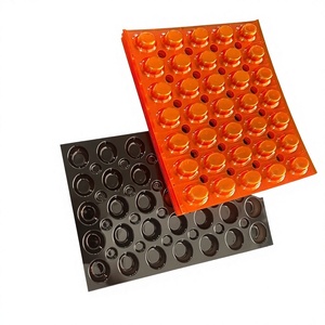 Plateau alvéolé rond multi-tailles thermoformé sous vide – Feuille d'emballage thermoformée transparente - Product Image 2