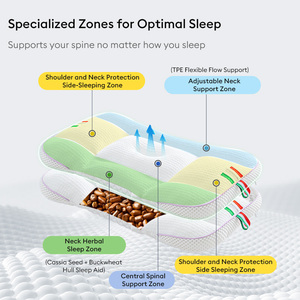 <b>Kids</b> Mosquito Repellent Orthopedic <b>Neck</b> <b>Pillow</b> Antibacterial Fiber Breathable Fabric Herbal Pack - Product Image 4