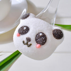 Caramelos al por mayor etiqueta privada personalizada 3D Panda malvavisco sabor afrutado suave <span class=keywords><strong>caramelo</strong></span> aperitivos algodón <span class=keywords><strong>de</strong></span> azúcar para café <span class=keywords><strong>Mate</strong></span> Snack ODM - Product Image 2