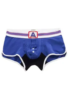 Sous-vêtements pour hommes, boxers, caleçons en coton respirant, design simple, lingerie convexe pour garçons, sport - Product Image 6
