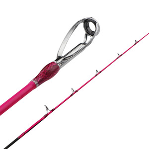 Caña de Pescar Pink Boat de 1.7m, Caña de Trolling de Acción Extra Rápida para Pesca en Agua Salada, Uso en Barco, con Guías SIC - Product Image 3