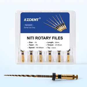 Azdent Nha khoa cung cấp nội nha động cơ sử dụng tập tin quay nhiệt kích hoạt Niken hợp kim titan tập tin linh hoạt - Product Image 4