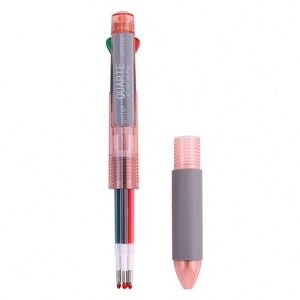 Wholesale 4-in-1 Novelty Ballpoint <b>Pen</b> Plastic Press with Red Blue Black Green <b>Multi</b>-<b>Color</b> Customized Logo 0.5 mm Writing Width - Product Image 6