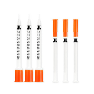 <span class=keywords><strong>Jeringa</strong></span> de Insulina de 1 <span class=keywords><strong>mL</strong></span> y <span class=keywords><strong>0.5</strong></span> <span class=keywords><strong>mL</strong></span> con Fácil Operación, Hecha de Materiales Hipoalergénicos, Apta para Animales. - Product Image 2