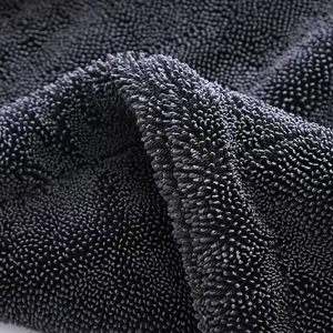 Serviette de séchage rapide en microfibre à double torsion, grande taille, sans bords, pour l'entretien et le nettoyage des voitures - Product Image 3
