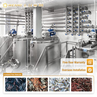 Ligne de production d'engrais liquide hydrosoluble à base de protéines de poisson par hydrolyse acide