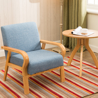 Canapé et chaise de salon en bois massif incurvé avec pieds en métal pour aménagement de balcon, salle à manger et hôtel, également pour chambre à coucher