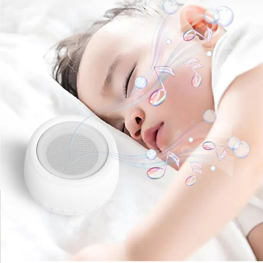 Hifi Class Unique Design White Color Sleep Aid LED light Vacuum Tube Music Wireless Small Active Speaker With For insomnia patie