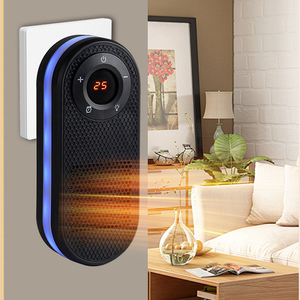Calentador Eléctrico de Pared o Escritorio con Luz de Colores, Calefactor PTC de Calentamiento Rápido con Control Remoto para Hogar, Oficina y Baño, Seguro para Niños - Product Image 6