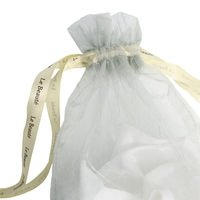 Gut aussehende Organza Geschenkt üte 5x7 Benutzer definierte Kordel zug Organza Gaze Tasche Günstige klare Kordel zug Tasche