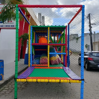 Manèges de parc d'attractions portables de haute qualité, remorque personnalisée, aire de jeux souple pour enfants en vente