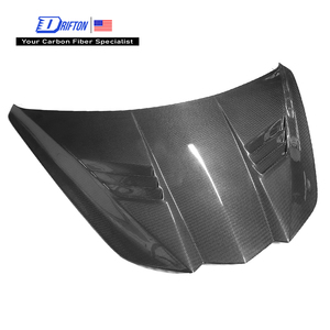 ฝากระโปรงคาร์บอนไฟเบอร์ Drifton แบบทอ 3K/6K/12K สำหรับ Chevrolet Corvette C8 Stingray Z51 E-Ray Z06 Z07 ปี 2020-2026 แบบยึดติด สีดำ - Product Image 1