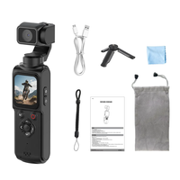 Cámara Gimbal de Bolsillo 4K Ultra HD 330, la Más Popular °   Seguimiento Facial, Pantalla Táctil de 1.7 Pulgadas, Transferencia WiFi, 31 Filtros para Vlog