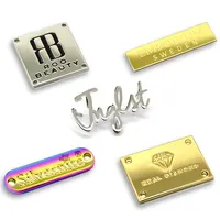 Laser Engraved Bag Metal Labels, Garment Accessories