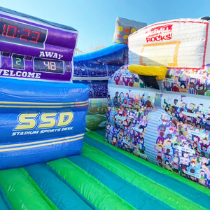 Outdoor kids playzone commercial bounce <b>house</b> combo <b>inflatable</b> bouncy castle sport stadium playground - Product Image 6