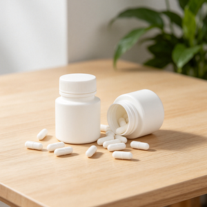 Flacon de 40 cm³ en PEHD à paroi épaisse pour pilules, capsules, vitamines, conteneur de soins de santé avec bouchon CR - Product Image 5